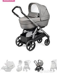 Trio Peg Perego +box +seggiolone Brevi+ abbigliame