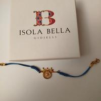 Bracciale isola bella arg e zirconi artig sicilian