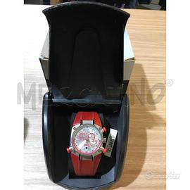 OROLOGIO SECTOR SEMINUOVO CHRONO SILVER RED STRAP