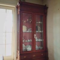 Cristalliera in noce anni 10 del '900