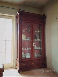 Cristalliera in noce anni 10 del '900