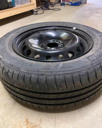 Ruota di scorta Michelin 205/60 R16 + crick+chiave