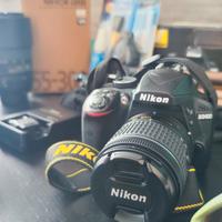 Nikon D3400 wifi più accessori - 18-55+70-300