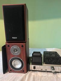 Amplificatore ibrido itube+casse magnat