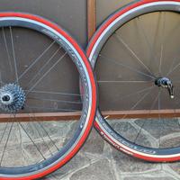 Coppia di cerchi completi x gruppi Shimano o Sram