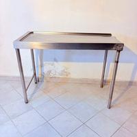Tavolo professionale in acciaio inox 120x59