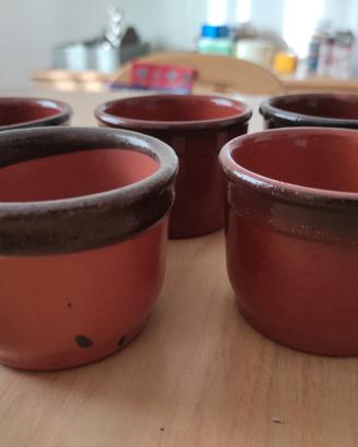 Set ciotole da forno in terracotta