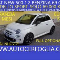 FIAT 500 1.2 SPORT 69cv