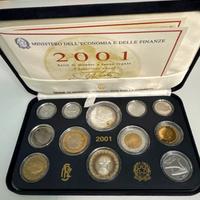 Divisisionale italia 2001 argento proof