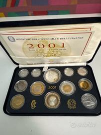 Divisisionale italia 2001 argento proof