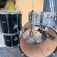 🥁 BATTERIA MAXTONE BLACK – SET COMPLETO PERFETTO