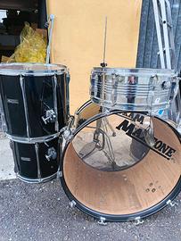 🥁 BATTERIA MAXTONE BLACK – SET COMPLETO PERFETTO