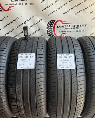 4 PNEUMATICI 225/50 R17 MICHELIN ESTIVE
