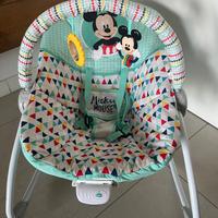 Sdraietta neonato/a Mickey Mouse con vibrazione