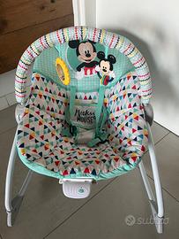 Sdraietta neonato/a Mickey Mouse con vibrazione