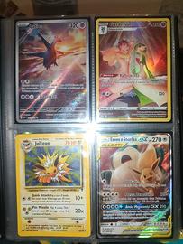 Album lotto carte Pokémon modern e vintage 