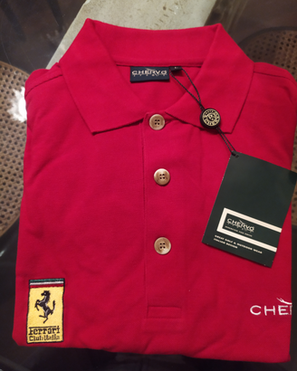 Polo Chervo logo Ferrari club Italia