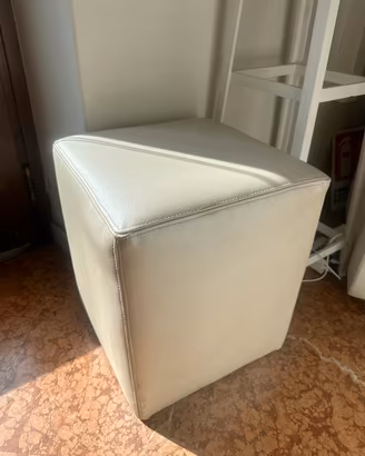 Pouf avorio