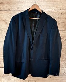 Giacca blu in poliestere da uomo. FB. Taglia 54.