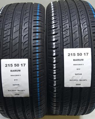 2 GOMME 215 50 17 BARUM A2008