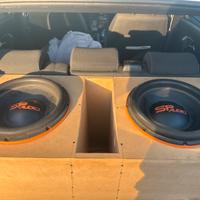 Coppia Subwoofer Sp audio 12C.