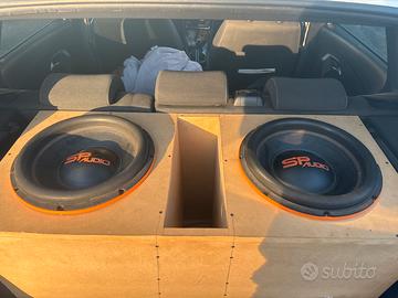 Coppia Subwoofer Sp audio 12C.