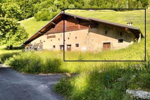 Metà rustico rurale con deposito a Lodra (TN)