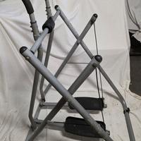 Cyclette ellittica pieghevole.