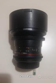 14mm f2.8 Samyang attacco canon