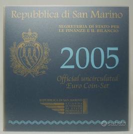 Divisionale Euro San Marino Argento Anno 2005 2008
