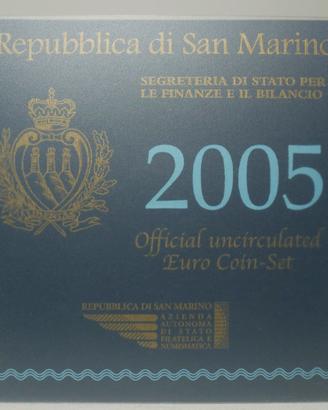 Divisionale Euro San Marino Argento Anno 2005 2008