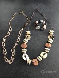 Due collane  nuove + un bracciale brand Lilla’