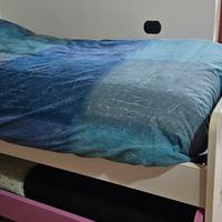 letto singolo con letto estraibile 