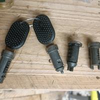 Kit nottolino serratura cilindretto con chiavi 