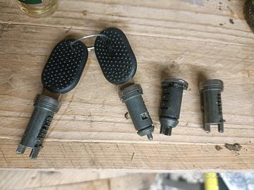 Kit nottolino serratura cilindretto con chiavi 