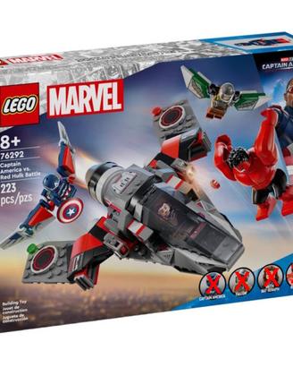 LEGO 76292 Captain America vs. Red Hulk Battle