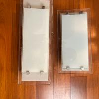 Plafoniere in vetro da interno- lotto completo 8pz