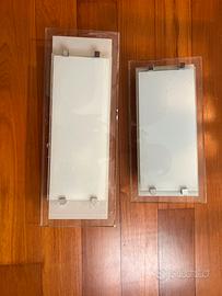 Plafoniere in vetro da interno- lotto completo 8pz