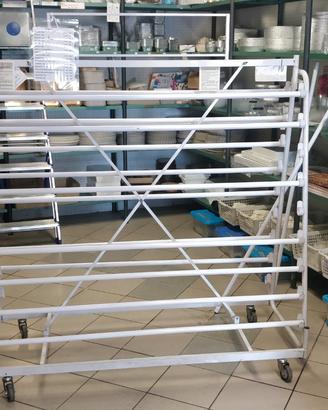 Espositore stand porta rotoli con taglierina