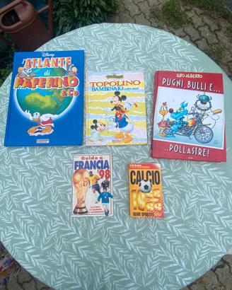Lotto libri fumetti Disney, Lupo Alberto e guide c