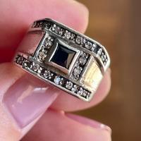 Anello vintage mignolo unisex argento 925