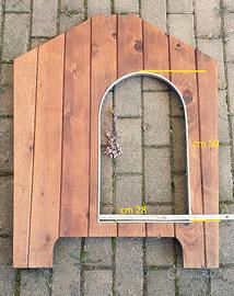 Cuccia in legno cane media grossa taglia