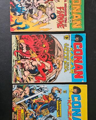 3 Fumetti Konan e Kazar