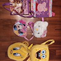 Borse tracolla vari personaggi