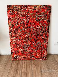 Quadro di tela, Pollock 70x100