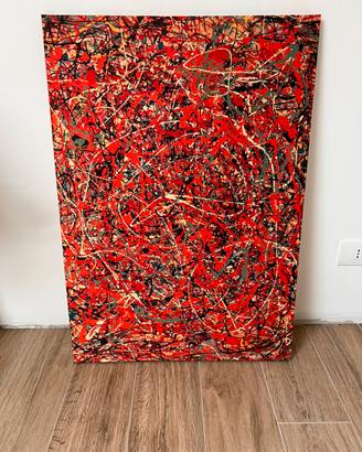 Quadro di tela, Pollock 70x100