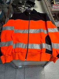 Felpa pile alta visibilità
