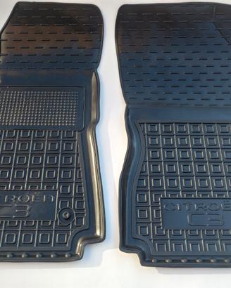 Tappetini in gomma su misura Citroen c3 (2017+)