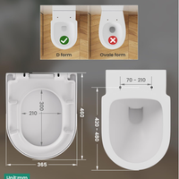 Copriwater con abbassamento automatico