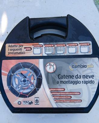 catene da neve mai usate
